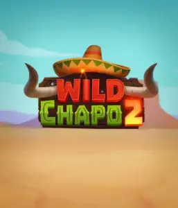 Embark on the colorful Mexican desert with the Wild Chapo 2 game by Relax Gaming, highlighting a whimsical bull wearing a sombrero set against a serene desert backdrop. This image captures the excitement and culture of the game, ideal for those who love culturally inspired slots, providing a captivating play experience.